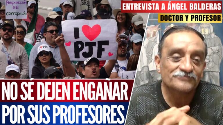 #Entrevista | No se dejen engañar por su profesores: Ángel Balderas señaló que los estudiantes de la UNAM están siendo manipulados, por eso salen a defender al Poder Judicial; los llamó a reflexionar sobre la crisis de la justicia mexicana