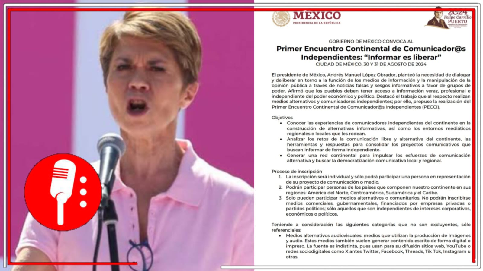 La derecha no tolera la pluralidad en México: Beatriz Pagés, colaboradora de Atypical TeVe, se quejó del “Encuentro de Comunicadores Independientes” y desde ya los acusa de los malos tiempos que se avecinan para los medios conservadores (VIDEO)