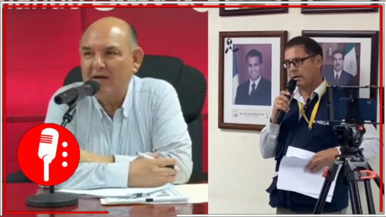 La prensa crítica exhibe el autoritarismo: El alcalde de San Luis Río Colorado, Sonora, Santos González, ordenó quitarle el micrófono al periodista Manuel Angulo, tras cuestionarlo sobre la entrega de 2 MDP al medio &#8220;Vizion&#8221; (VIDEO)