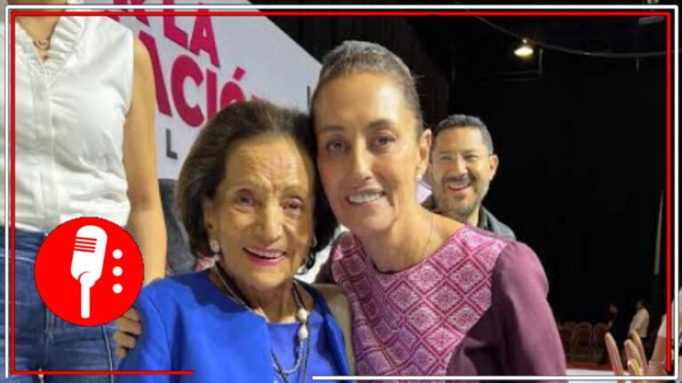 La 4T se consolidará de la mano de grandes mujeres: La presidenta electa, Claudia Sheinbaum, aseguró que está “emocionada” de que Ifigenia Martínez sea quien le coloque la banda presidencial, el próximo 1 de octubre