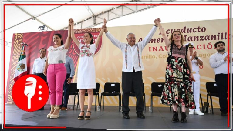 Una transformación con dimensión social: AMLO y Claudia Sheinbaum encabezaron en Colima la inauguración del &#8220;Acueducto Armería-Manzanillo&#8221;, para garantizar el abastecimiento del agua en la región   