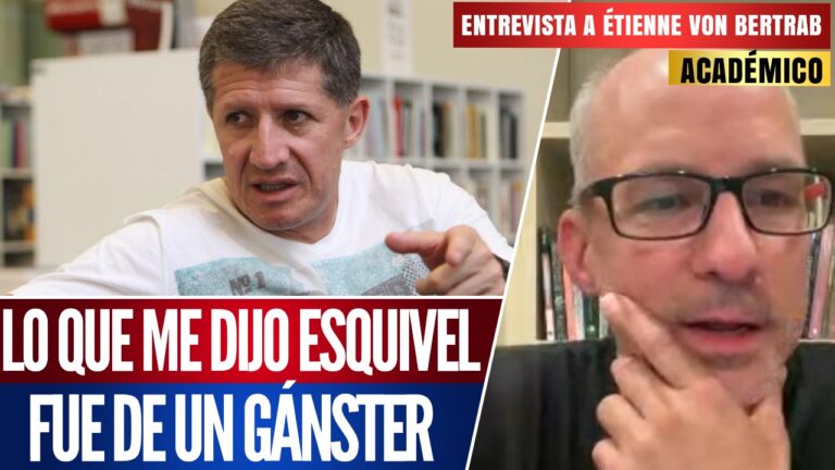 #Entrevista | Lo que me dijo Esquivel fue de un gánster: Étienne Von Bertrab denunció que el corresponsal de Proceso en Washington lo amenazó, tras escribir sobre la situación que vive el semanario fundado por Julio Scherer