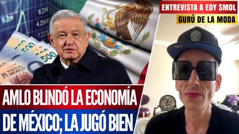 #Entrevista | AMLO blindó la economía de México; la jugó bien: Edy Smol señaló que el gobierno de la 4T ha logrado construir una fuerte economía y resistente a las turbulencias globales, como la posible recesión de EE.UU. 