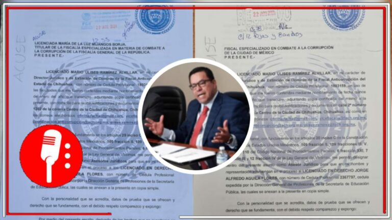 Ante el fracaso de su show mediático: La Fiscalía de María Eugenia Campos denuncia a la Fiscalía capitalina porque no le permitió realizar su ilegal operativo para detener a Javier Corral en la CDMX