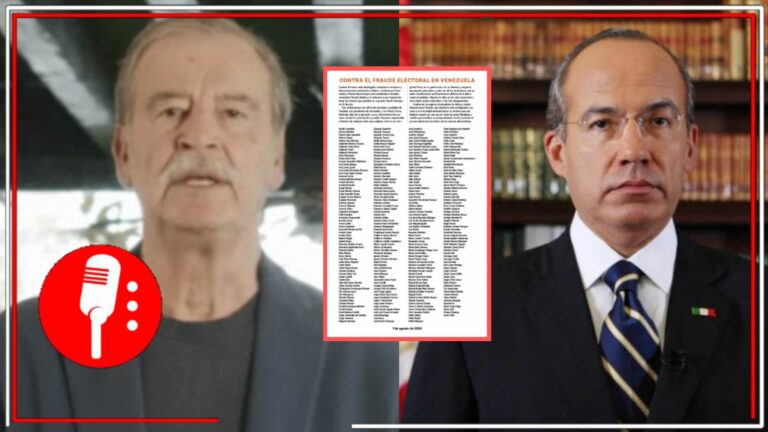 Ahora resulta que los orquestadores del robo electoral en 2006, como Felipe Calderón y Vicente Fox, se hacen los indignados y acusan sin pruebas que hubo &#8220;fraude&#8221; en Venezuela, tras el triunfo de Nicolás Maduro