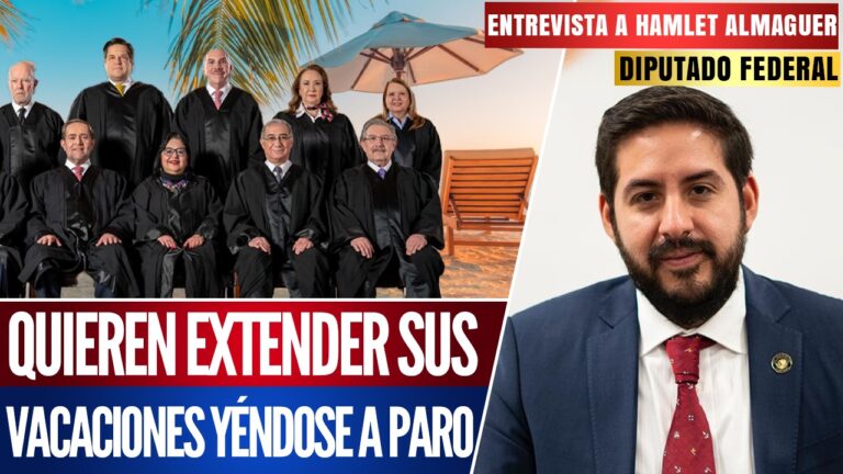 #Entrevista | Quieren extender sus vacaciones yéndose a paro: Hamlet Almaguer señaló que la advertencia de un Paro Nacional del Poder Judicial es una estrategia para presionar a la 4T y que es un hecho “irresponsable”