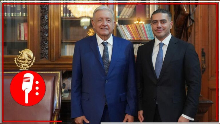México seguirá por el camino de la paz y la justicia: Omar García Harfuch, futuro titular de la SSPC, se reunió con el presidente López Obrador en Palacio Nacional