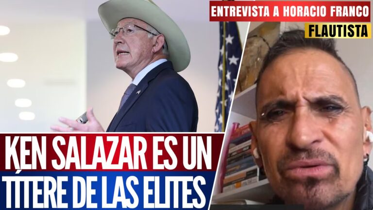 #Entrevista | Ken Salazar es un títere de las élites: Horacio Franco señaló que el diplomático estadounidense todavía piensa que puede dominar a México, pero que se topó con AMLO que defiende la soberanía mexicana  