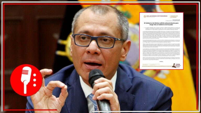 La 4T honra la tradición humanista de asilar y proteger: México solicitó a Ecuador otorgar un salvoconducto al ex vicepresidente Jorge Glas, para que sea trasladado a un tercer país
