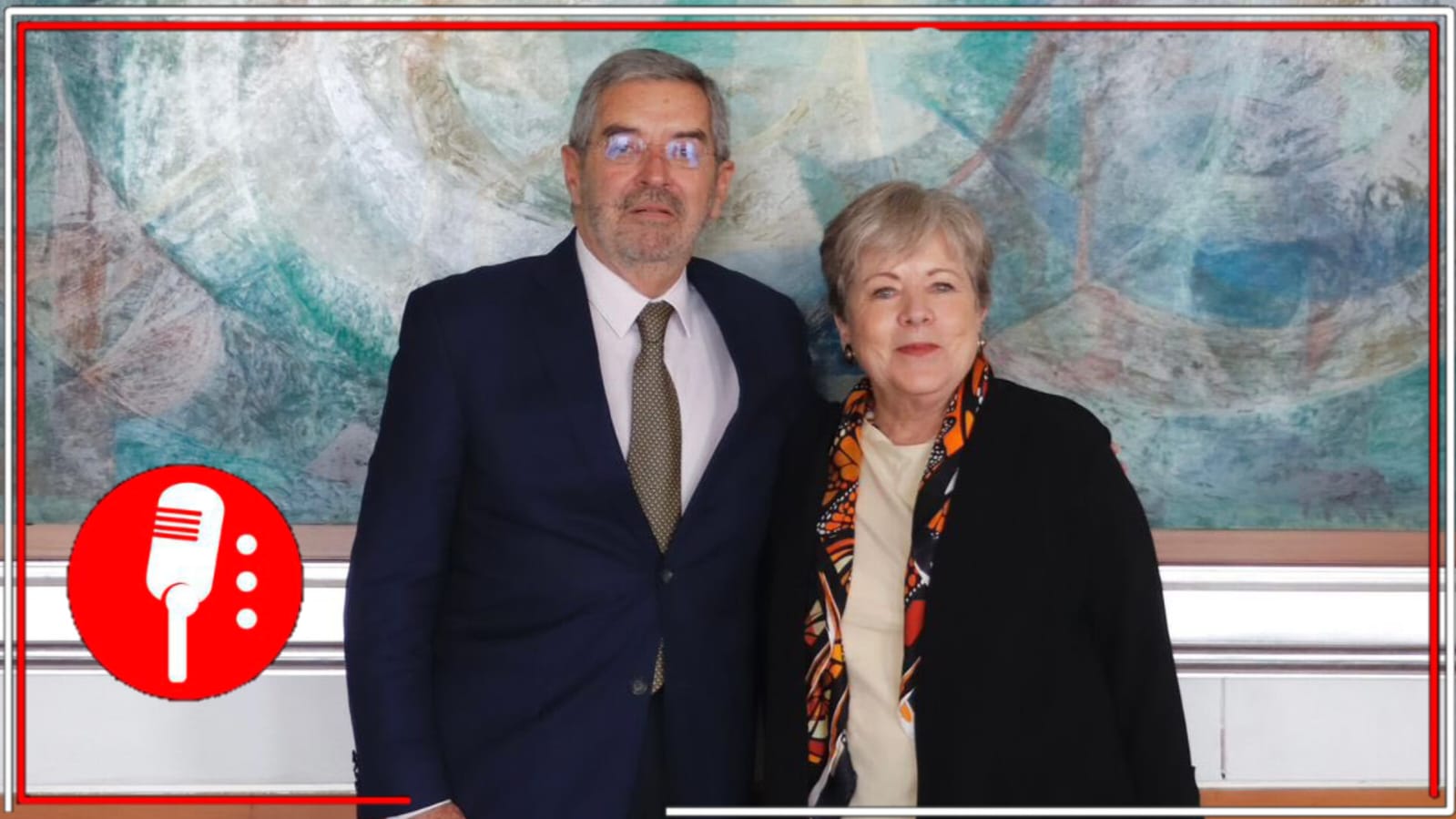 A favor de la política exterior mexicana: Alicia Bárcena sostuvo un encuentro con Juan Ramón de la Fuente, futuro canciller de México, para avanzar en una transición de la SRE ordenada y con respeto