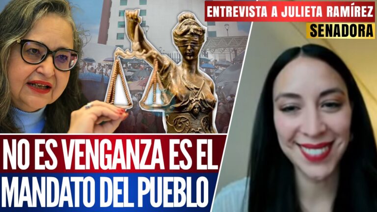 #Entrevista | No es venganza, es el mandato del pueblo: La senadora, Julieta Ramírez, señaló que la mayoría legislativa de la 4T tiene la responsabilidad de sacar adelante el &#8220;Plan C&#8221; para el beneficio de los mexicanos