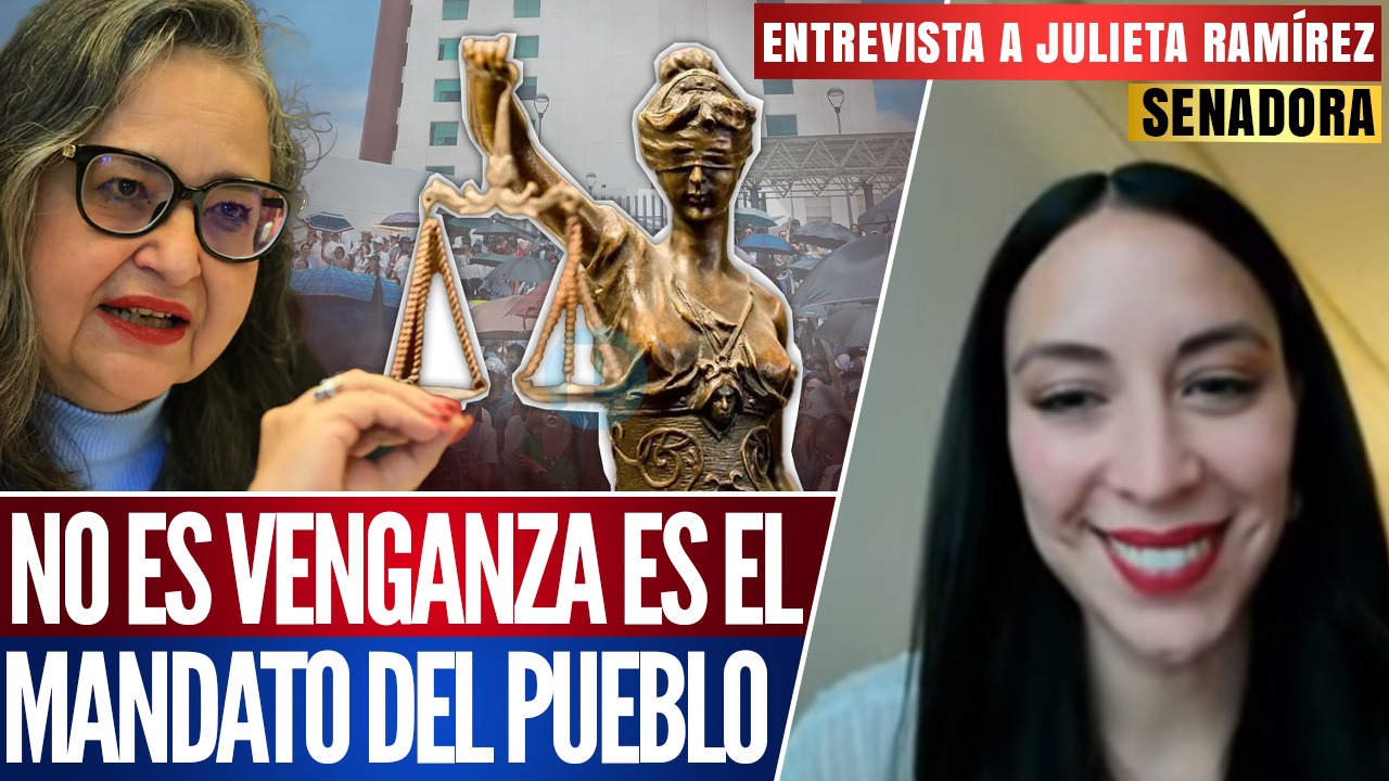 #Entrevista | No es venganza, es el mandato del pueblo: La senadora, Julieta Ramírez, señaló que la mayoría legislativa de la 4T tiene la responsabilidad de sacar adelante el “Plan C” para el beneficio de los mexicanos