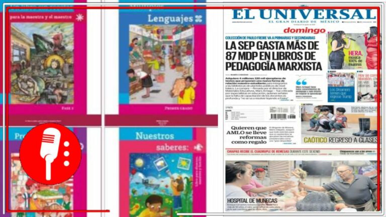 Los medios siguen con el fantasma del comunismo: Exhiben las mentiras de &#8220;El Universal&#8221; que acusó a la 4T de gastar millones en &#8220;pedagogía marxista&#8221;; en redes aseguran que el pasquín solo hace ridiculeces