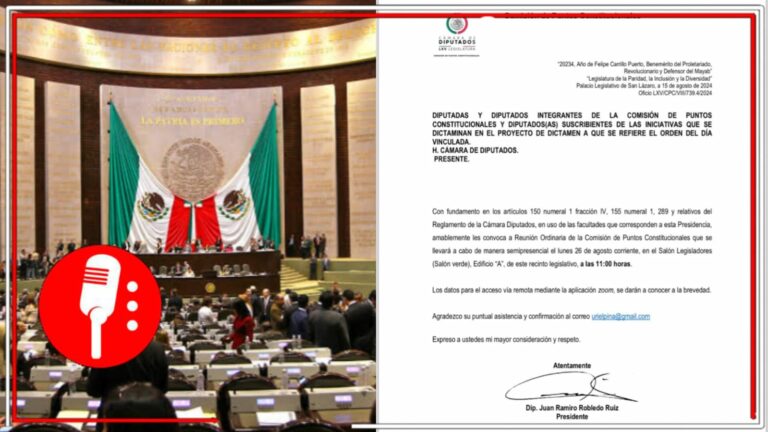 Comienza la transformación de la justicia mexicana: Los diputados y las diputadas federales discutirán el próximo 26 de agosto el dictamen de la Reforma al Poder Judicial