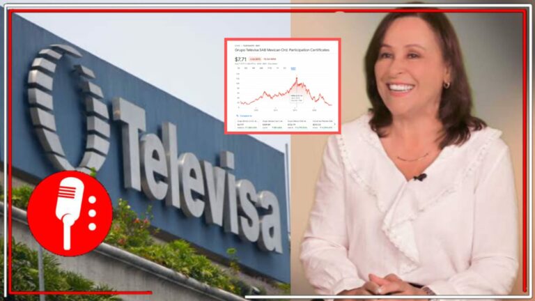 Con razón extorsionan a funcionarios públicos: Televisa, propiedad de Emiliano Azcárraga Jean, cayó en la decadencia al pasar de 112 dólares por acción en 2015 a 7,7 dólares en la actualidad