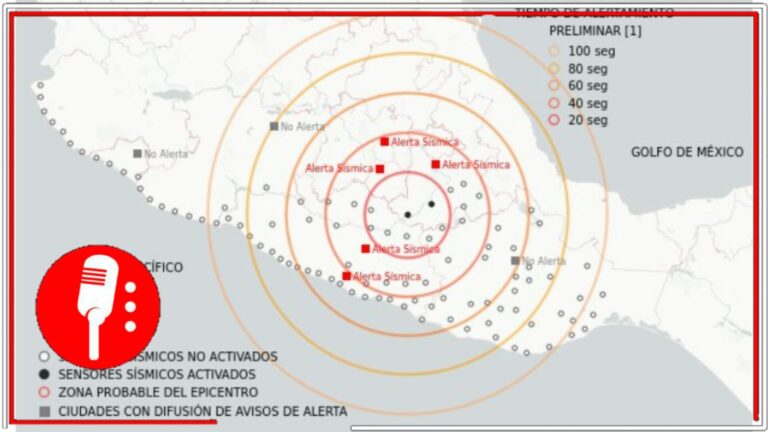 Reportan la activación de la alerta sísmica en la Ciudad de México,  el Jefe de Gobierno, Martí Batres menciona que no hay daños