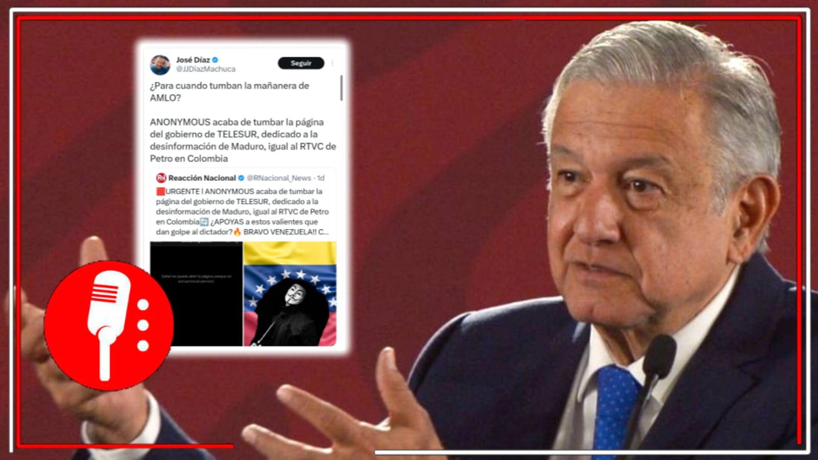 “Analista” de la derecha exige que hackers tumben la mañanera; en redes le recuerdan que llevan 35 años tratando de “tirar” a AMLO sin éxito; “se los trae él solo a puro pan y agua”, se mofan en redes