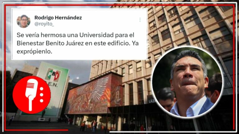 Ya expropienlo: Ante el ocaso del PRI bajo el mando de Alito Moreno, mexicanos ya buscan uso para sus enormes instalaciones; proponen una Universidad del Bienestar, una Utopía o un parque con amplias áreas verdes