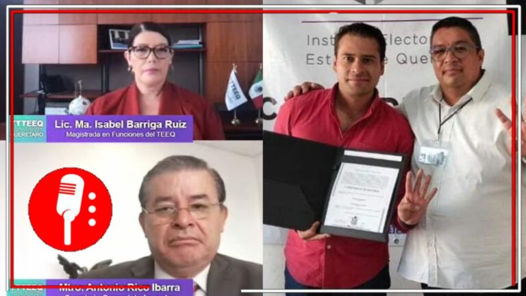 El Tribunal Electoral de Querétaro se arrodilla ante el PAN y revoca constancia de mayoría a diputado local de Morena para favorecer a candidata de Acción Nacional