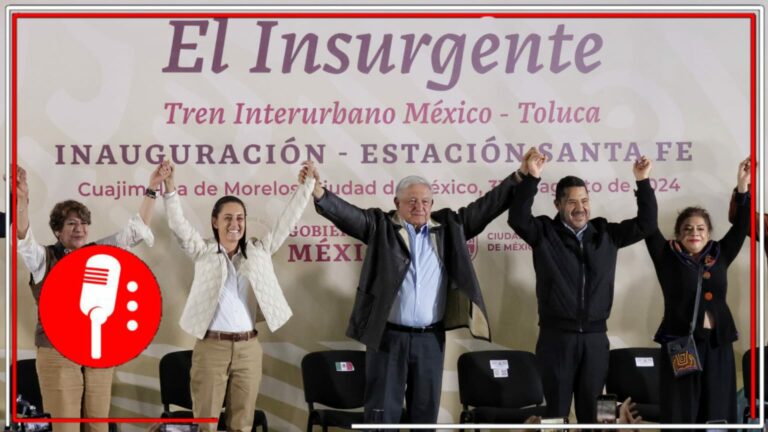 AMLO y Claudia Sheinbaum inauguran el segundo tramo del tren “El Insurgente”