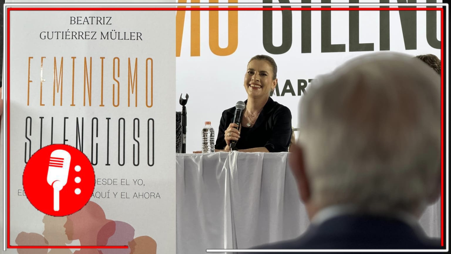 El silencio es un recurso de lucha y resistencia: Beatriz Gutiérrez Müller presenta su libro “Feminismo Silencioso” en el Zócalo de la CDMX, acompañada por el presidente López Obrador (VIDEO) 