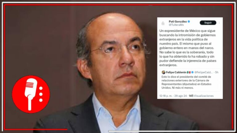 Calderón urge que EE.UU. intervenga en nuestro país, pero en redes le recuerdan que México es soberano