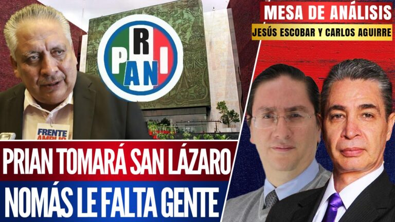 #MesaDeAnálisis | PRIAN tomará San Lázaro, nomás le falta gente: Jesús Escobar y Carlos Aguirre señalaron que el espectáculo y la estridencia de la derecha en contra de la 4T, es porque ya perdió relevancia política en México