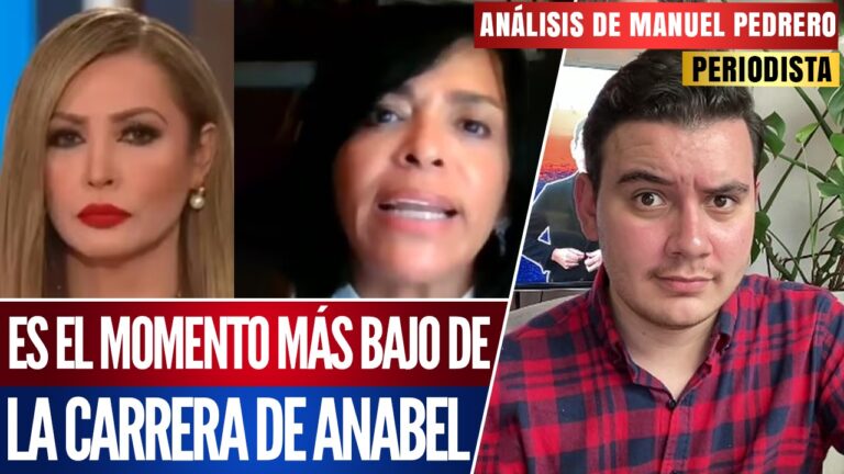 #Análisis | Es el momento más bajo de la carrera de Anabel: Manuel Pedrero señaló que la decadencia periodística de Hernández García la ha llevado a tener discusiones en programas de la farándula