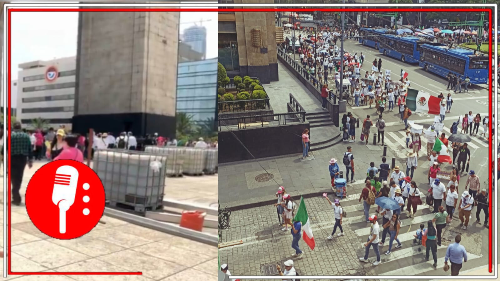 Fracasa la marcha del Poder Judicial: Los jueces y magistrados salieron a las calles de la CDMX con reducidos contingentes, para protestar en contra de la reforma de AMLO y defender sus ostentosos privilegios (VIDEO)