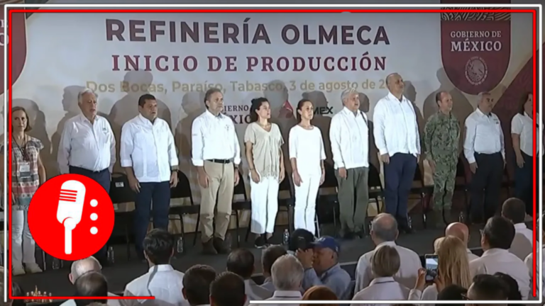 Claudia Sheinbaum encabeza el inicio de producción de la Refinería &#8220;Olmeca&#8221; de Dos Bocas, un proyecto en el que los adversarios no creían