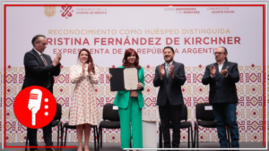 La protagonista de una buena época en Argentina: Martí Batres entrega reconocimiento a Cristina Fernández de Kirchner como húesped distinguida en la ciudad