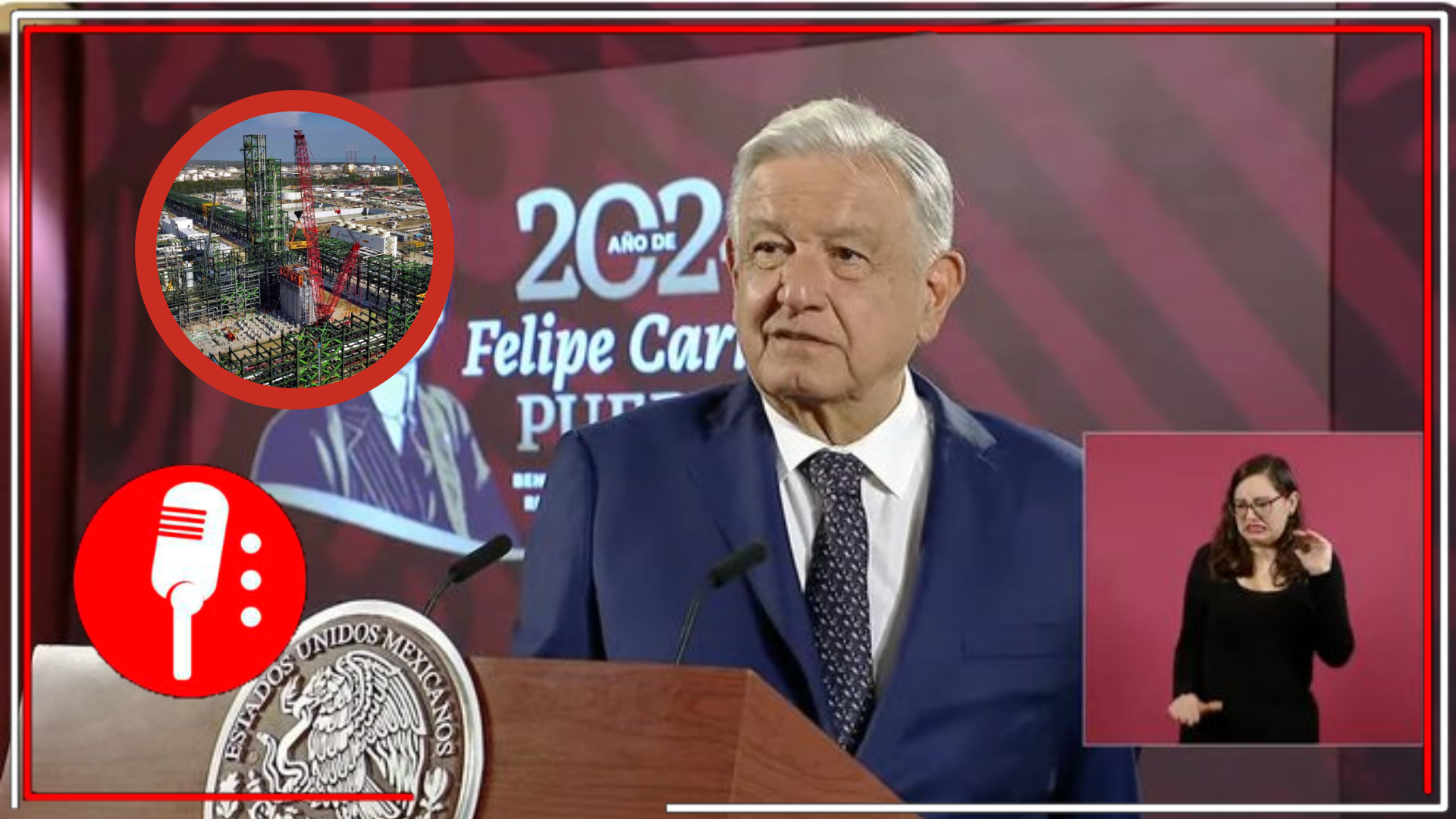 La Refinería Dos Bocas se construyó gracias con presupuesto federal, sin necesidad de deuda, gracias al combate a la corrupción y el robo