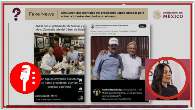 Liz García Vilchis desmiente las falsas narrativas alarmistas sobre la economía mexicana durante el sexenio de AMLO y los fotomontajes del presidente con  &#8220;El Mayo&#8221;