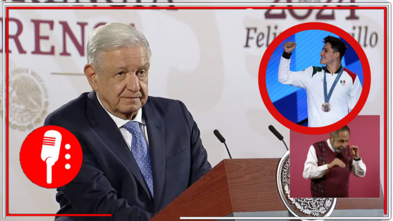 Una vez más, el nombre de México queda en alto: AMLO felicita a Osmar Olvera por ganar bronce en la disciplina de clavados