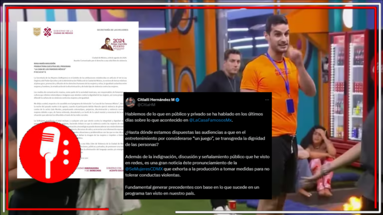 ¿Dónde queda la responsabilidad por las audiencias en el entretrenimiento?: SeMujeres y Citlalli Hernández lanzan llamado a la producción de La Casa de los Famosos por expresiones violentas