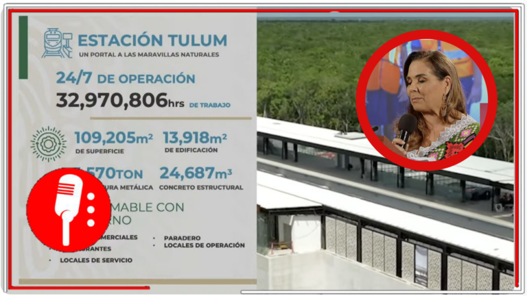 La obras de la 4T pavimentan el camino para la justicia social y prosperidad: El Tramo 5 Sur del Tren Maya, con el 72% de avance, ha generado más de 3100 empleos