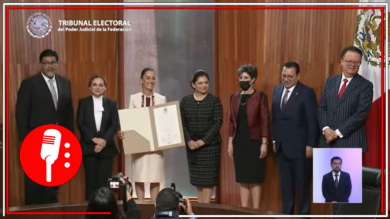 Claudia Sheinbaum recibe la constancia de mayoría, respaldada por 35 millones de mexicanos, que la acredita como la primera mujer presidenta de nuestro país