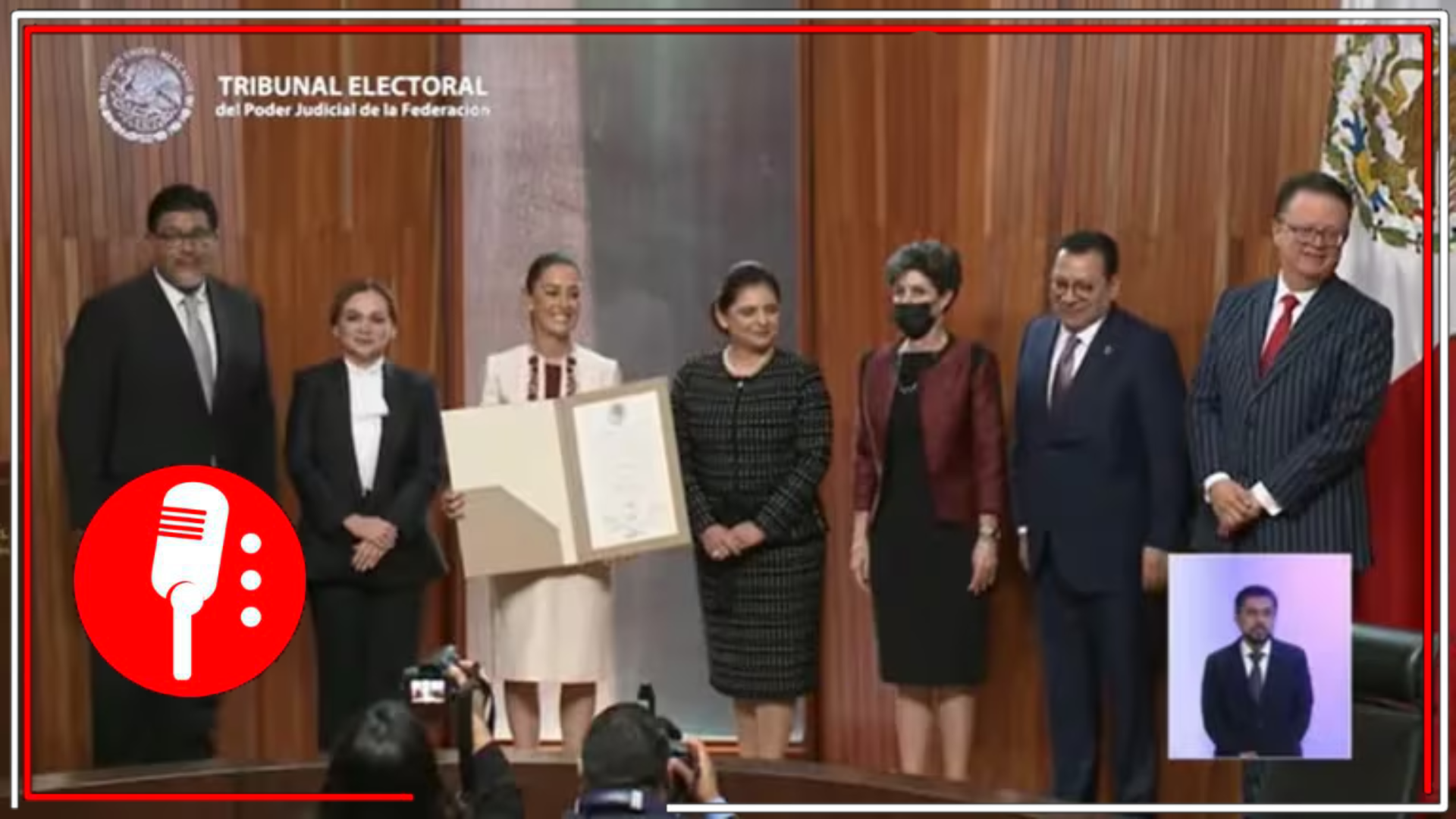 Claudia Sheinbaum recibe la constancia de mayoría, respaldada por 35 millones de mexicanos, que la acredita como la primera mujer presidenta de nuestro país