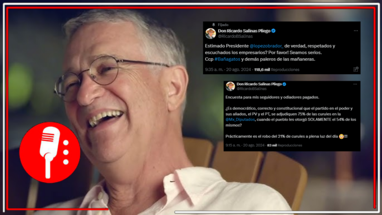 ¡El deudo fiscal quiere hablar de robo!: AMLO expone la respuesta de Salinas Pliego a su petición para que opinara sobre la falsa sobrerrepresentación