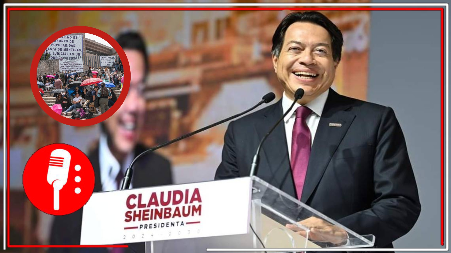 Mario Delgado le pone un  alto a los detractores de la Reforma al Poder Judicial y los exhibe por ser beneficiarios de órganos que le sirven a las monorías