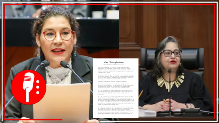 Lenia Batres advierte que denuncia admitida por la SCJN para evitar la asgnación de curules, excede sus funciones y eso sí pone en riesgo la estabilidad constitucional