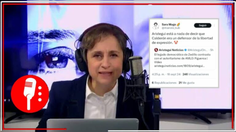 Ya es un programa de comedia: Internautas tunden a Aristegui por compartir que Ernesto Zedillo es un demócrata
