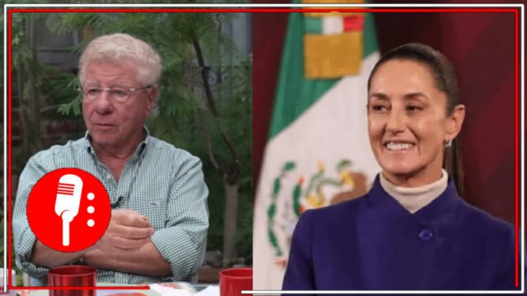 Carlos Alazraki insulta a Claudia Sheinbaum y se arrodilla ante la corona española (VIDEO)