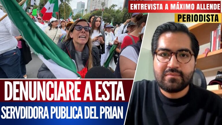 #Entrevista | Denunciaré a esta servidora pública del PRIAN: Máximo Allende señaló que emprenderá acciones legales contra la trabajadora de Tlalpan, que la agredió en la marcha contra de la Reforma al Poder Judicial