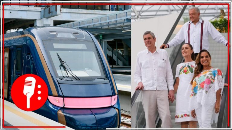 AMLO, Sheinbaum y Mara Lezama, estrenan el nuevo convoy &#8220;P’atal&#8221; del Tren Maya, tras la inauguración de la ruta Cancún-Mérida (VIDEO) 