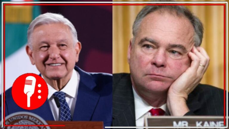 Tim Kaine realiza declaraciones injerencistas y, sin pruebas, acusa a AMLO de querer proteger a Morena con la Reforma Judicial (VIDEO)