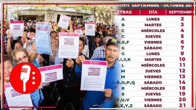 Que no se te pase la fecha: anuncian que días pagarán el bimestre septiembre-octubre de las Pensiones del Bienestar