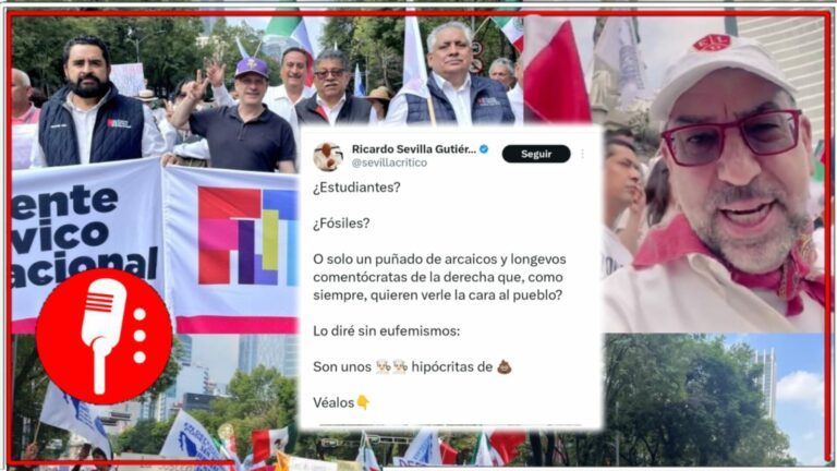 El Poder Judicial no va a caer, se va a transformar: Mexicanos responden a &#8220;estudiantes&#8221; de la tercera edad y afiliados al PRIAN que marcharon