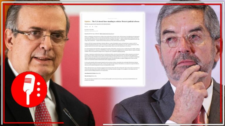 Estados Unidos no tiene autoridad para criticar la Reforma al Poder Judicial:  Juan Ramón de la Fuente y Marcelo Ebrard ponen alto a Ken Salazar