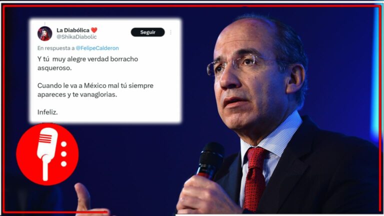 Desde su escondrijo en España, Calderón reaparece y se regocija con el tipo cambiario, pero hasta sus colegas conservadores lo tunden por huir del país
